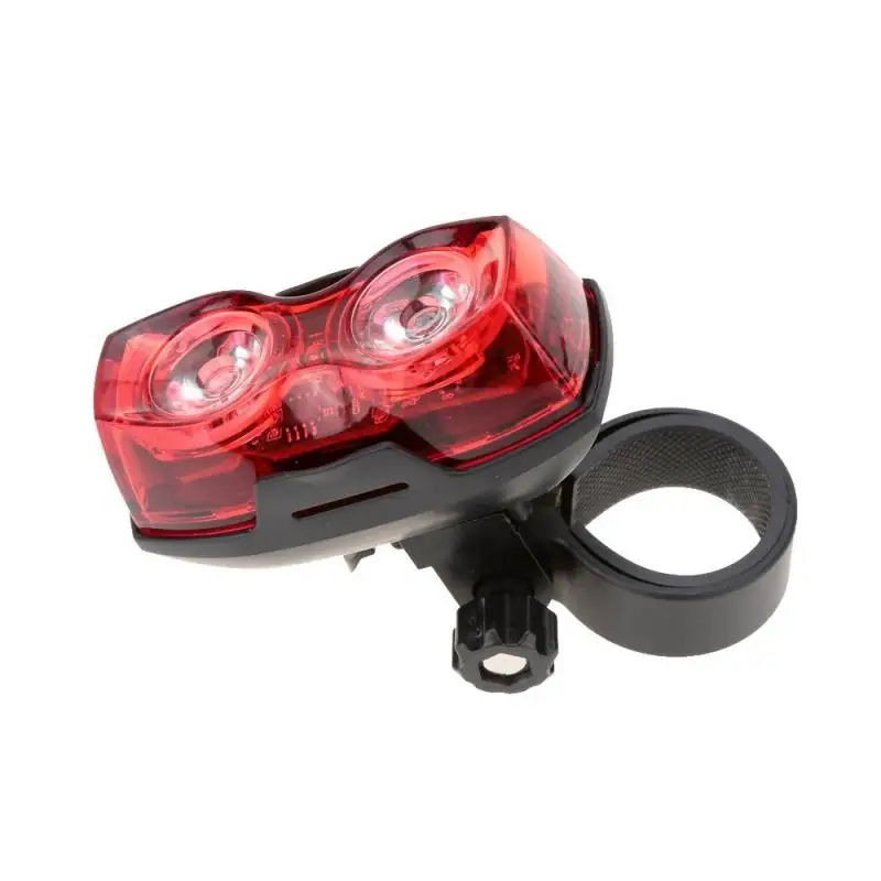 Požičovňa Super Svetlé Dual-lampa 2 LED zadné svetlo 400LM 3 Režimy Bicykli Bezpečnostné Výstražné Svetlo IPX4 Veľký širokouhlý Bez Batérie