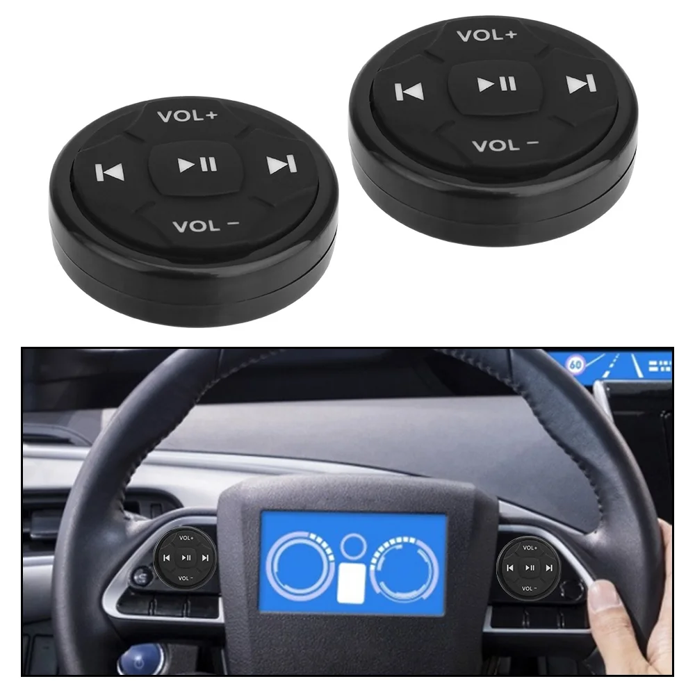 Súprava do auta Styling Univerzálny Auto Volantu, Bezdrôtová Diaľkové Ovládanie Tlačidlo pre Android IOS Media Volume 5 Kľúčov