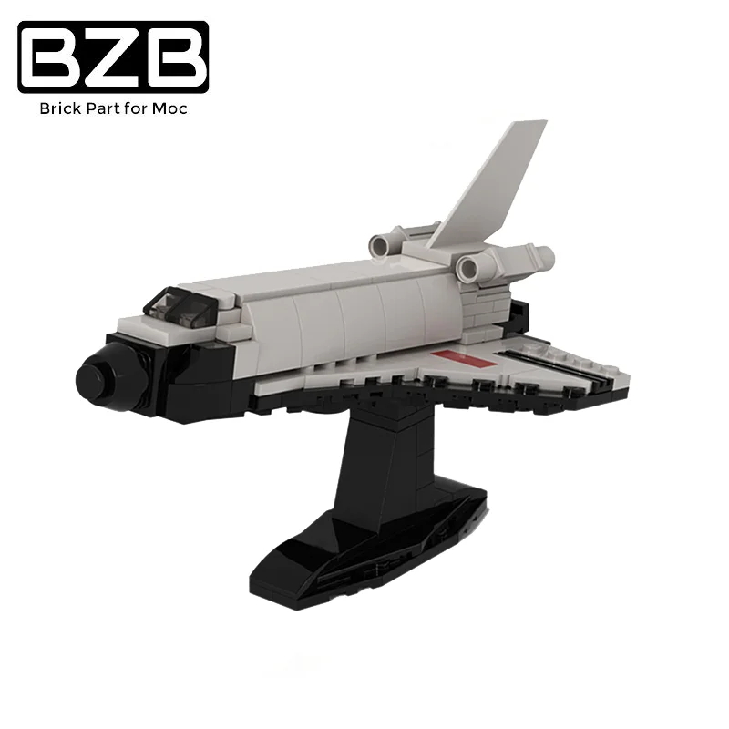BZB MOC 78555 High-Tech Raketoplánu Buran Tvorivé Vojenské Lietadlá stavebným Modelu Deti Hračky DIY Tehly Časti Dary